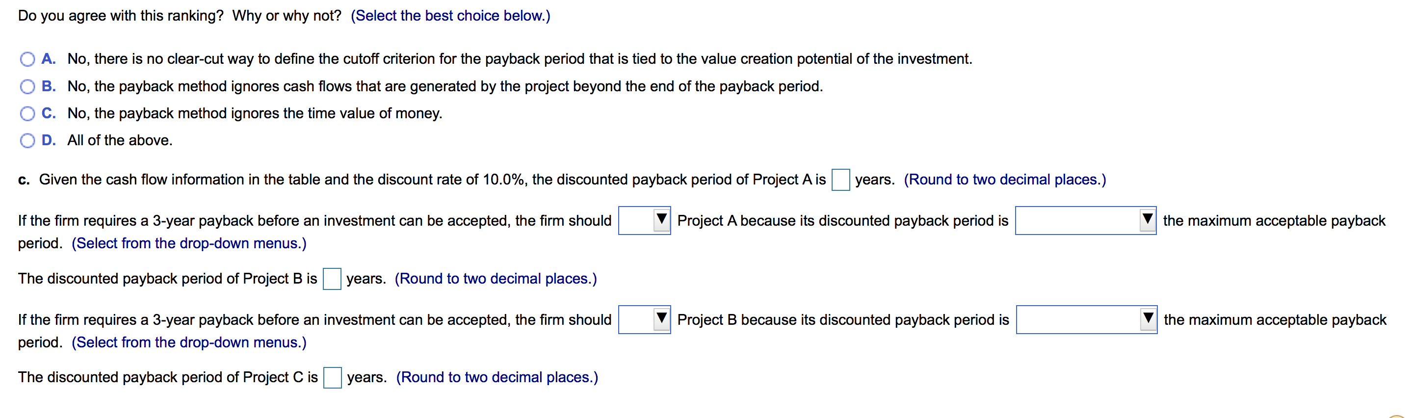 Do you agree with this ranking? Why or why not? (Select