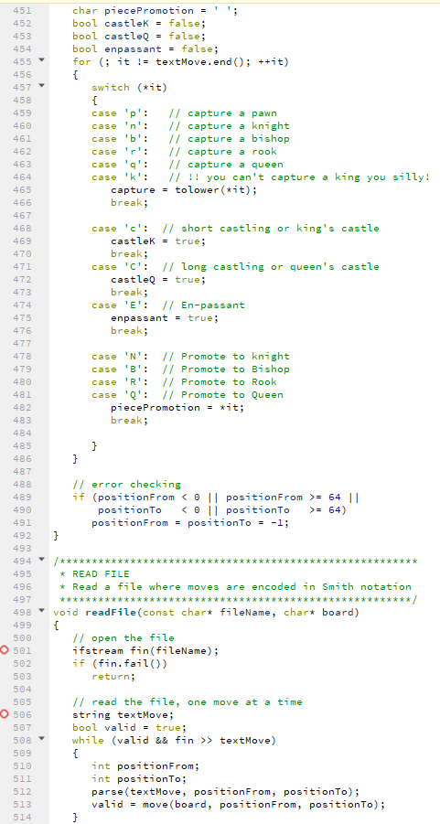 can be the classes selected last week, or you might want to