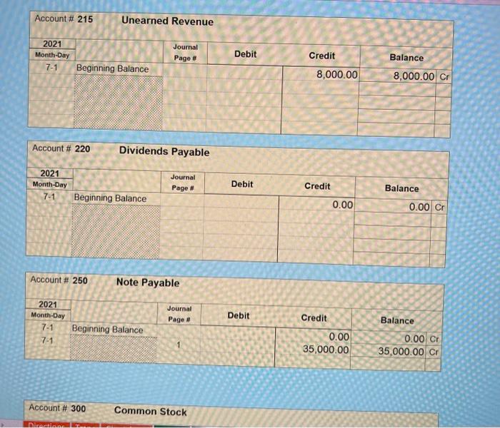 July 15. The Date of Payment is set as July 31. July