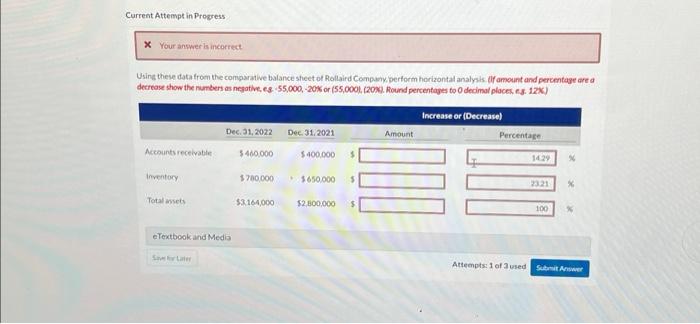  Current Attempt in Progess Using these data from the comparative balance