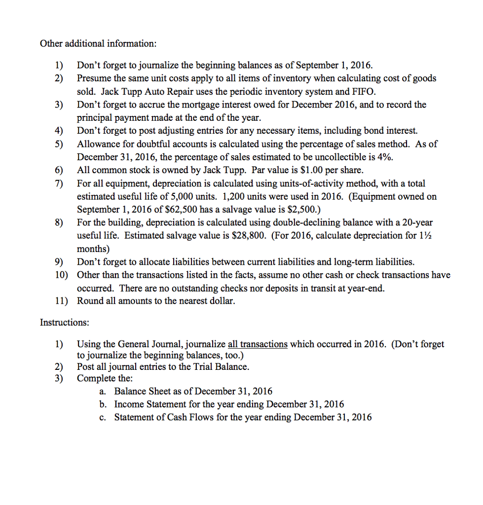 with blue sections. The first two pages are all the information and