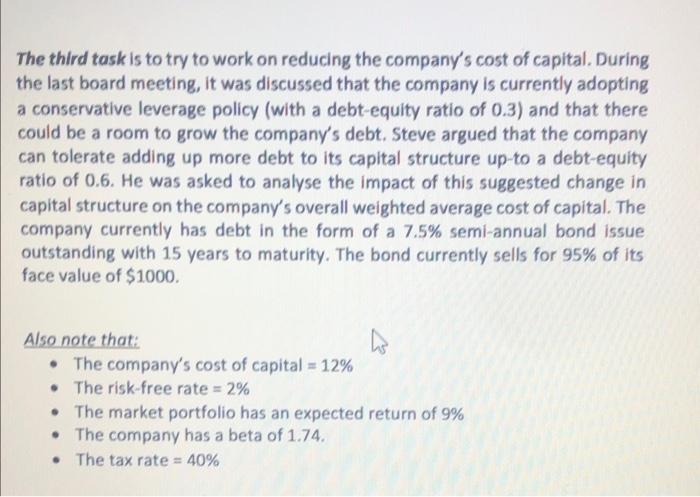 considerably grow Its market share over the past 5 years. Steve Davies,