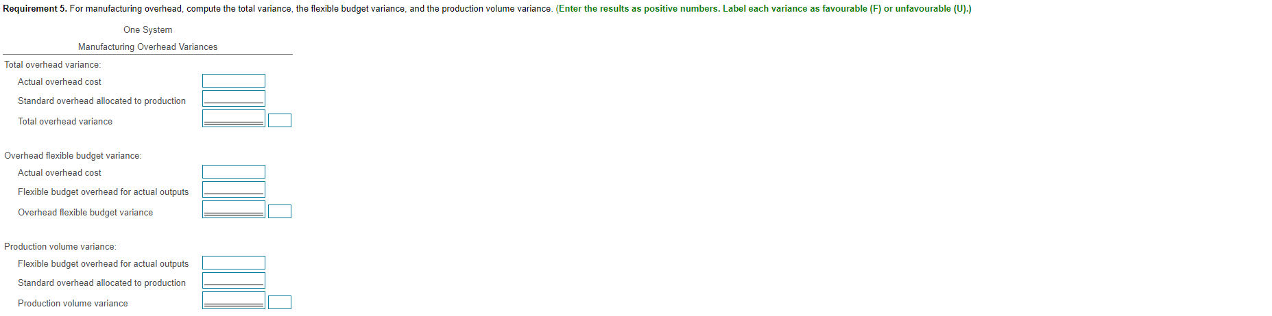 * $14.00 ) (42,500 hrs. x $14.60 ) Variable overhead (200,000 parts