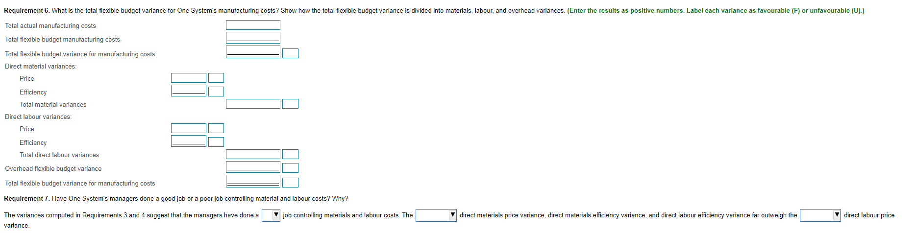 x $ 4.00) (214,200 parts $ 4.10 ) Fixed manufacturing expenses: Fixed