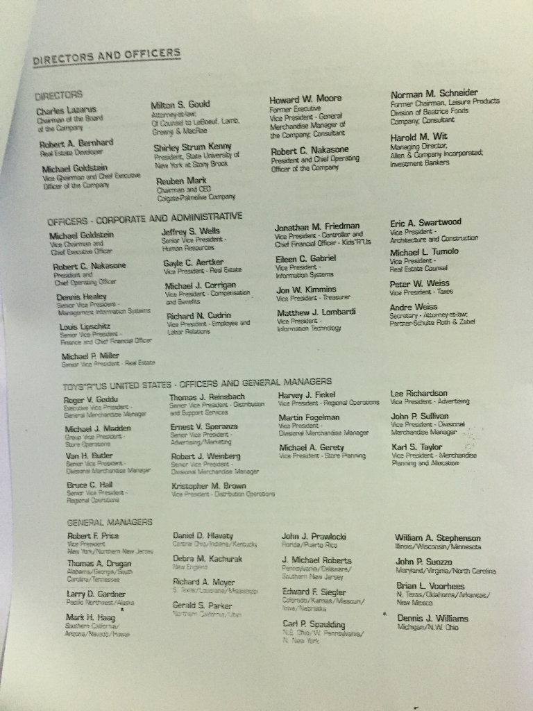 report are consistent with our text discussions. This illustrates some of the