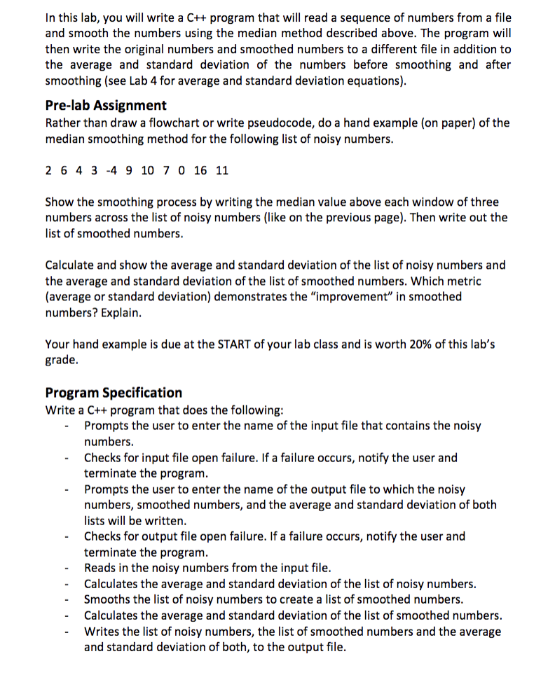 signal of interest plus noise. The noise causes the data to vary