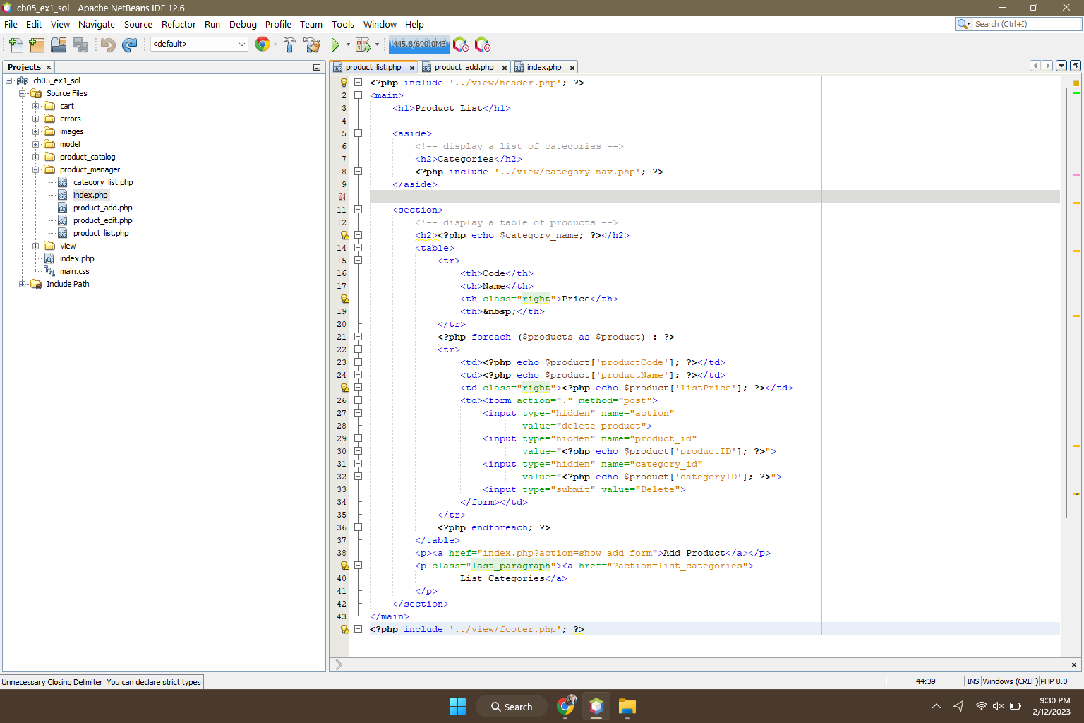 link to an Edit Product page that is like the Add Product