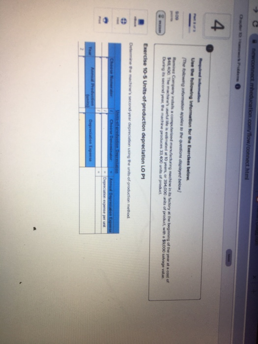  newconnect.meducation.com/flow/connect.html 4 Use the following information for the Exercises below. The