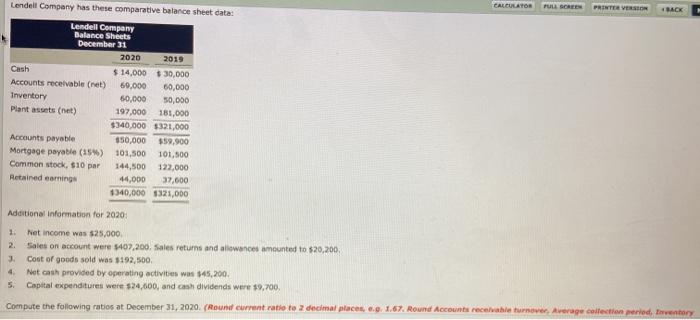  CALCULATOR PUL SCREEN PRINTER VERSION BACK Lendell Company has these comparative