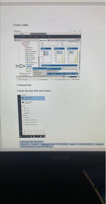 TABLE Student(studid INTEGER, name VARCHAR(20), address VARCHAR(30), status CHAR(1)); 5cruso [ 1