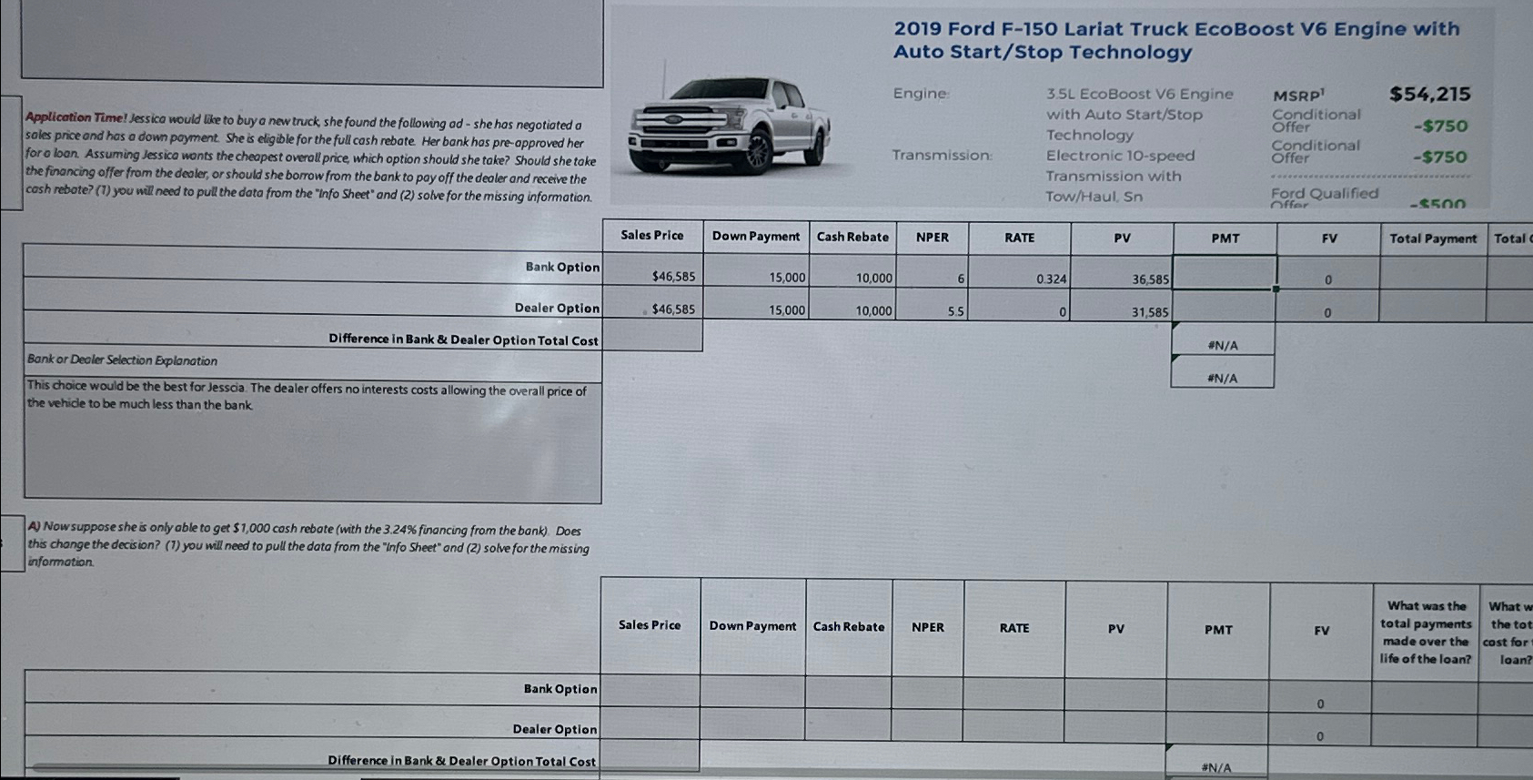  2019 Ford F-150 Lariat Truck EcoBoost V6 Engine with Auto Start/Stop