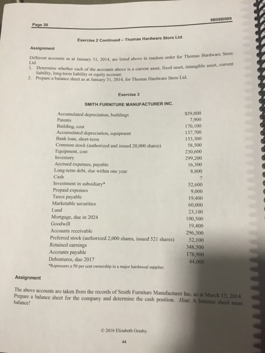 BALANCE SHEET CONSTRUCTION Exercise 1 PAUL WEBSTER RETAIL FLORIST Capital, Paul Webster