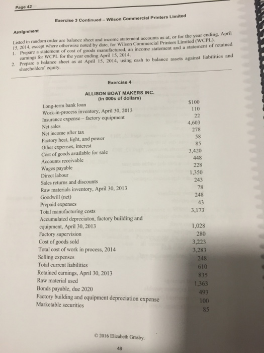 above, in random order, for the florist business of Paul Webster. The