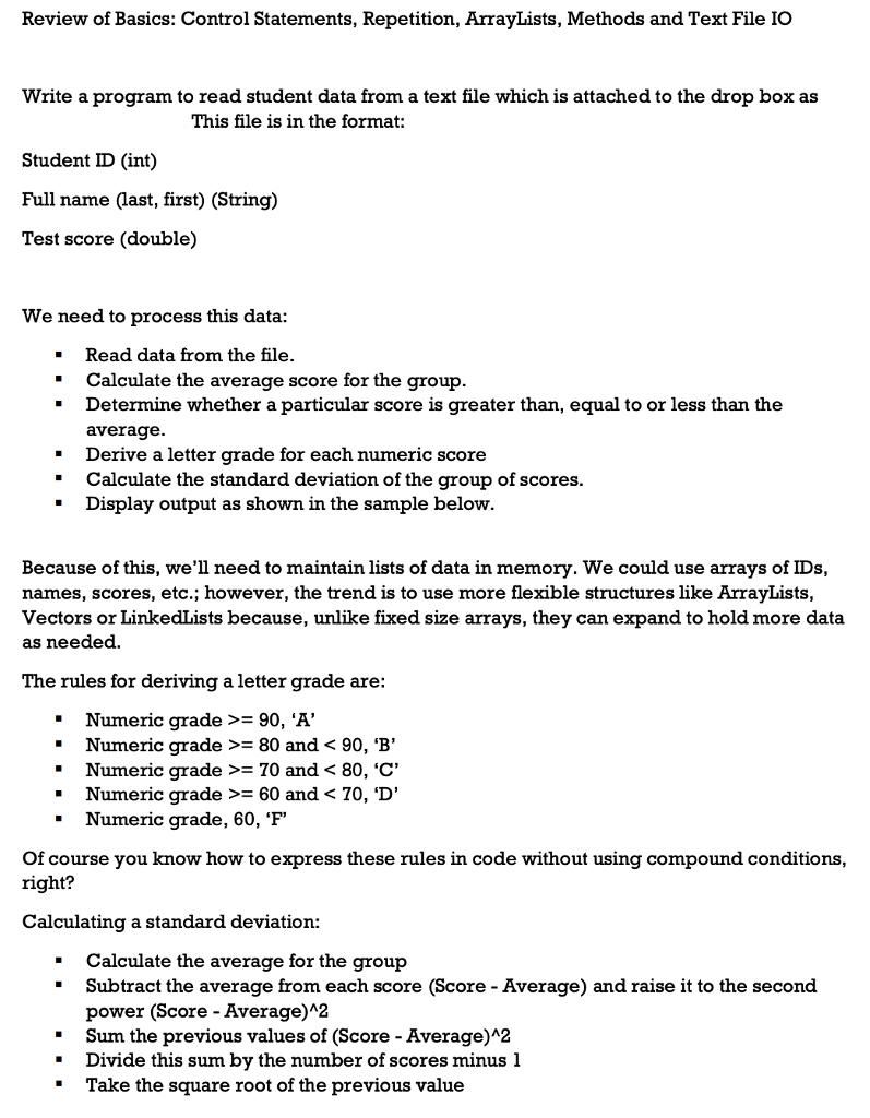 need help for my java code. thank you! use this data: 1000