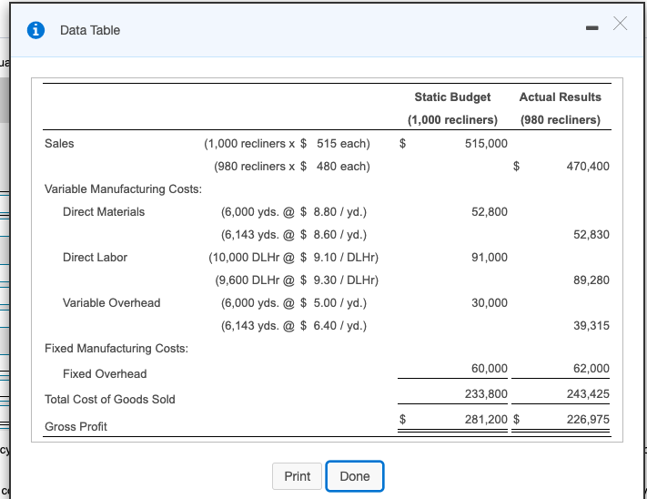 Options for requirement 3: First blank: good, poor, reasonable second blank: unfavorable,
