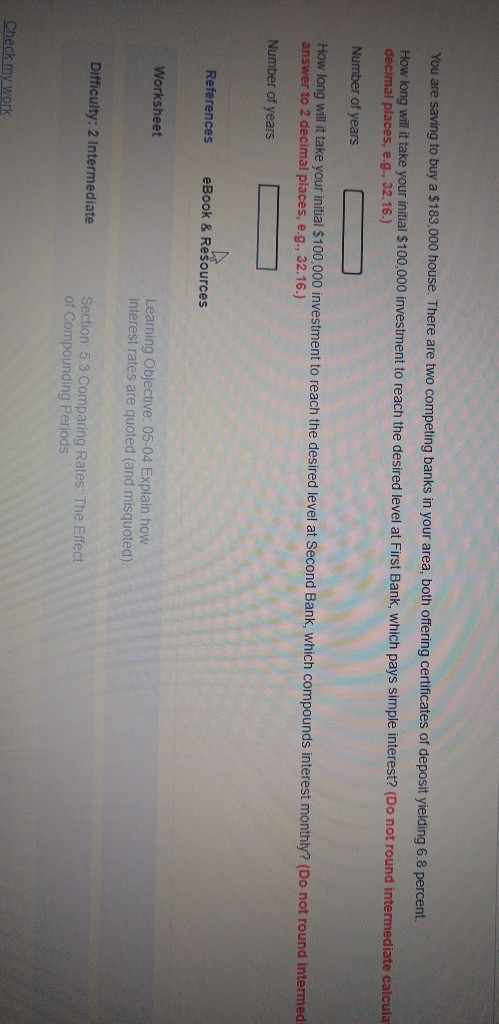  deposit yielding is 6.8 % second part is how long will