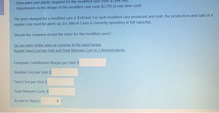 variety of cellular phones. The company just received a special order to