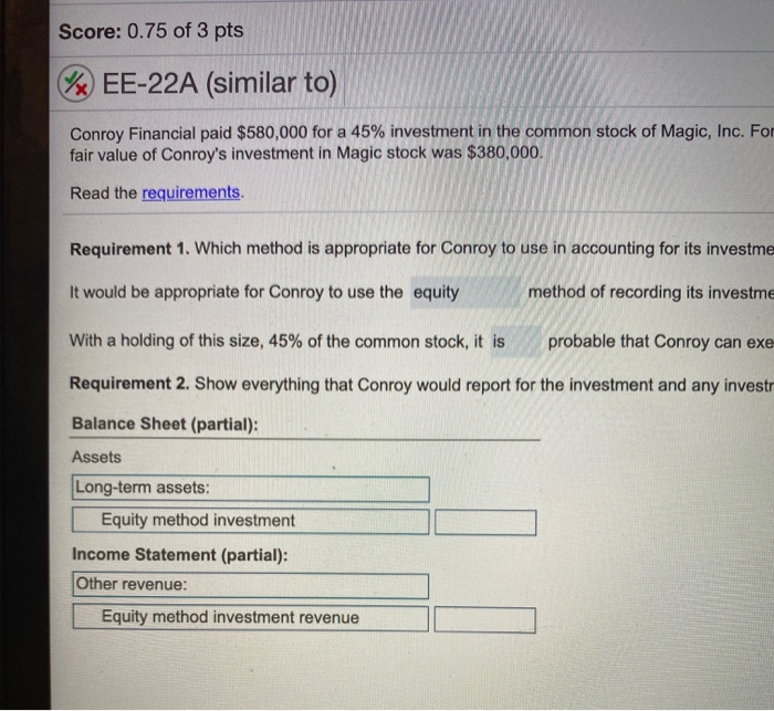 slock of Magic, Inc. For the first year, Magic reported net income