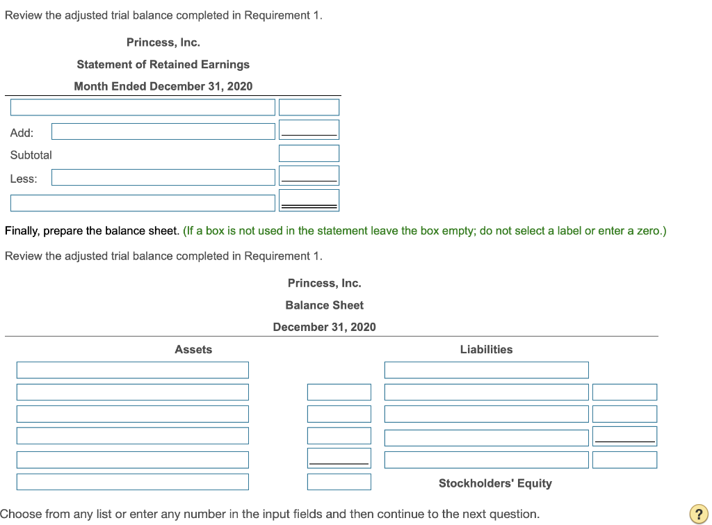 for you. Key each adjusting entry by letter. alculate the total debits