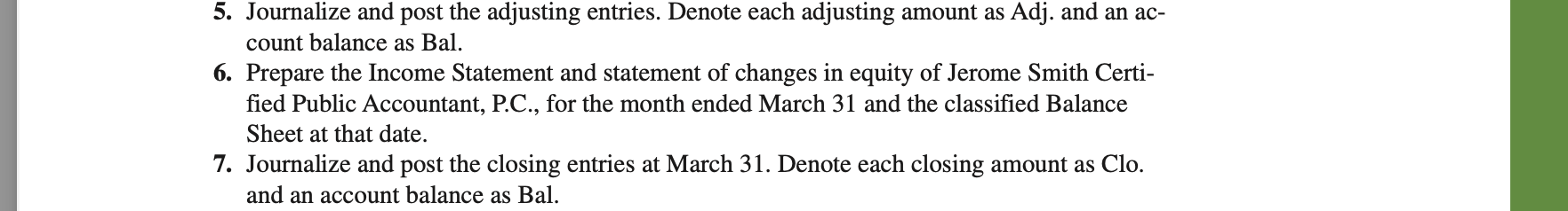 the financial statements, closing the accounts) Refer to Exercise 2-36. Start from