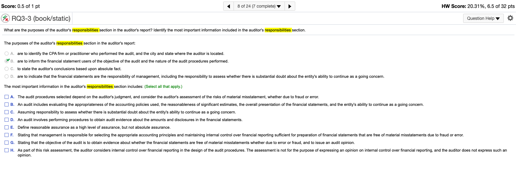  Not sure which ones would work. A, D, G, and H