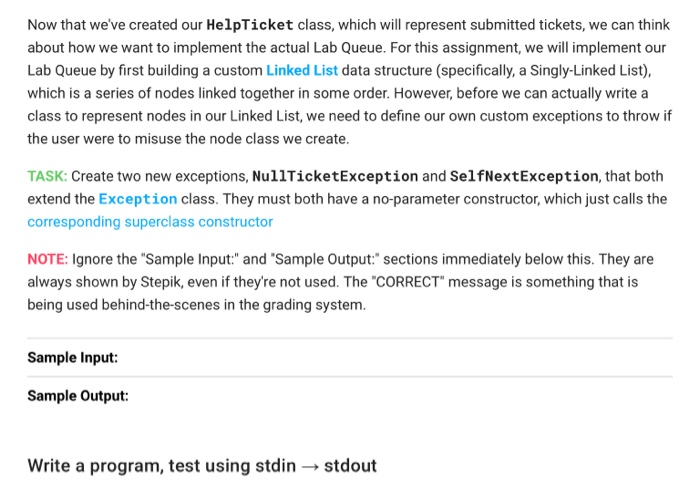 this PA, we will be building our own Lab Queue system step-by-step.