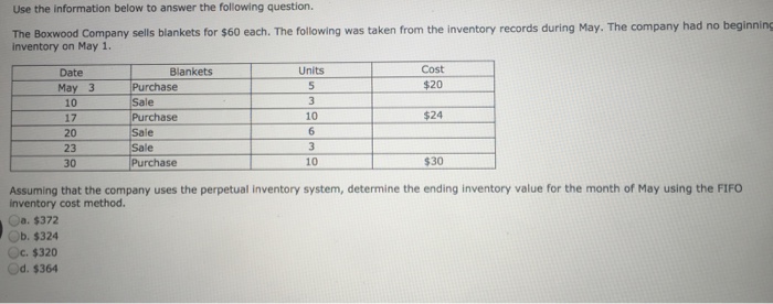  Use the information below to answer the following question. The Boxwood