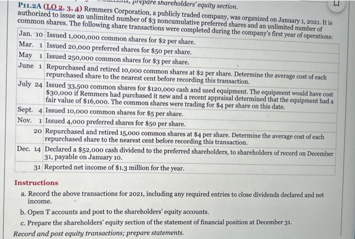 P11.2A (LO 2, 3, 4) Remmers Cor authorized to issue an