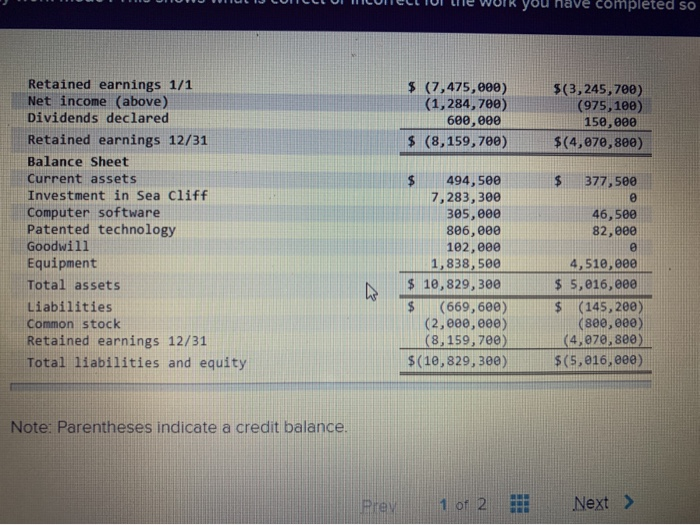 Sea Cliff, Inc. in exchange for $6,163,000 in cash. Persoff elected to