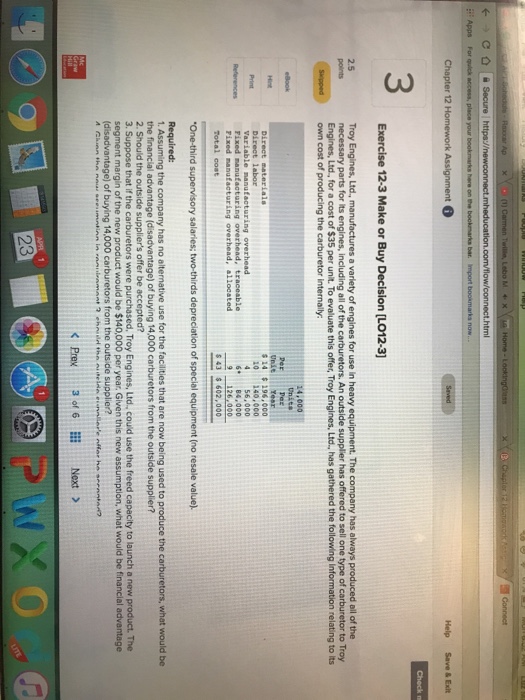  t.htm 12 3 Exercise 12-3 Make or Buy Decision [LO12-3] 2.5