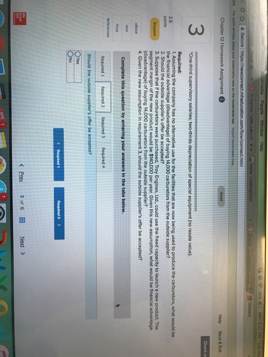 supplier has offered to sell one type of Engines, Ltd, for a