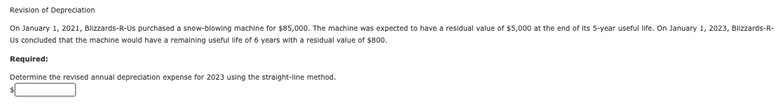  Us concluded that the machine would have a remaining useful life