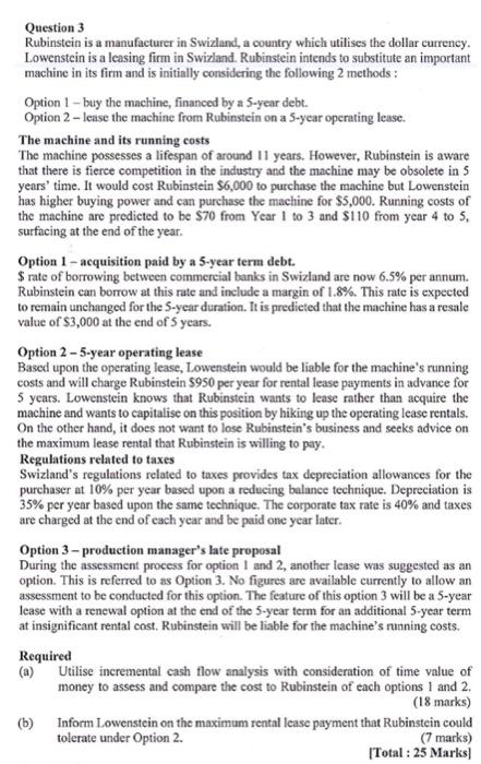  Please answer as soon as possible. Subject : Cooparate Finance Option