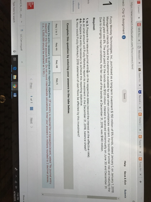 I need help with 4-b Home | C x nect-Chp 12 Assignment