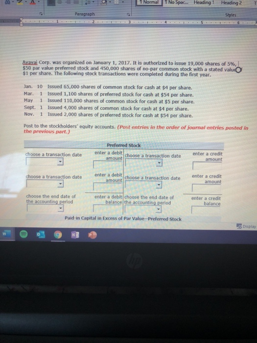  1 Normal T No Spac... Heading Heading 2 Paragraph Styles Avayai