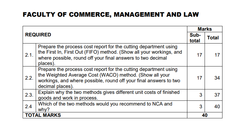 based in Okahandja that produces and sells a cleaning agent. Due to