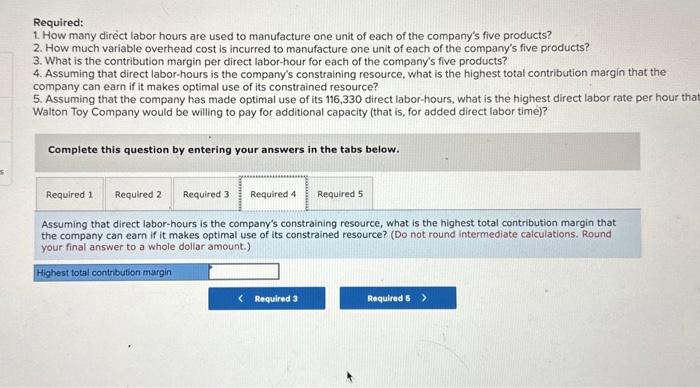 the company's products is increasing, and management requests assistance from you in