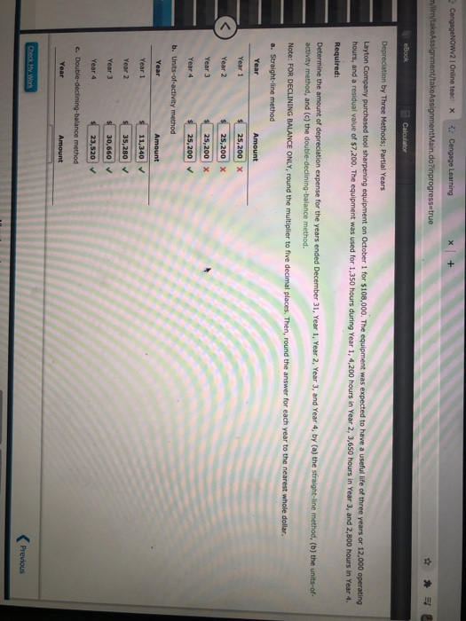I keep getting the straight line method wrong and the double-declining method