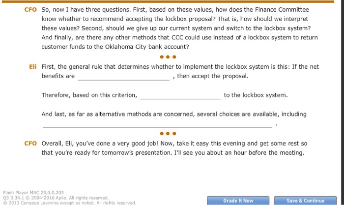 a little anxious about your presentation to the Finance Committee on Thursday,