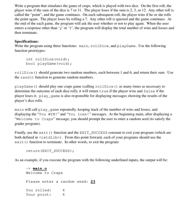 C++ post screenshots of program and output Write a program that simulates