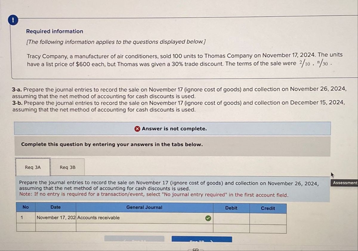  Required information [The following information applies to the questions displayed below.]