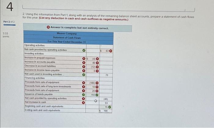  4 2. Using the information from Part 1, along with an