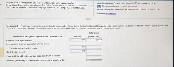  please help with both requirements! Data table Requirements 1. Prepare an