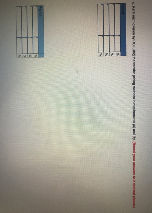 separate segment for financial reporting purposes. Revenues and costs related to outside