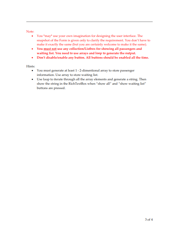 airplane has 5 rows with 3 seats in each row 2. Allow