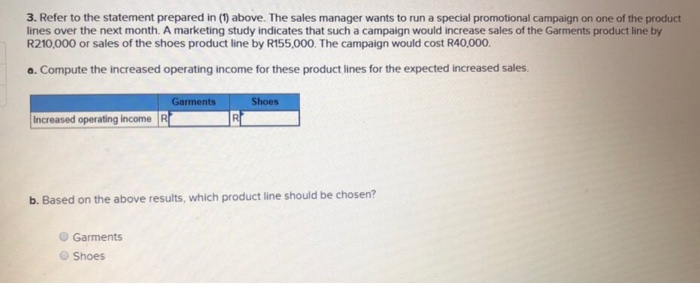 margin Traceable fixed expenses: 2,101,00e 1,148,800 961,888 Advertising 790,009 590,000 249,000 400,000