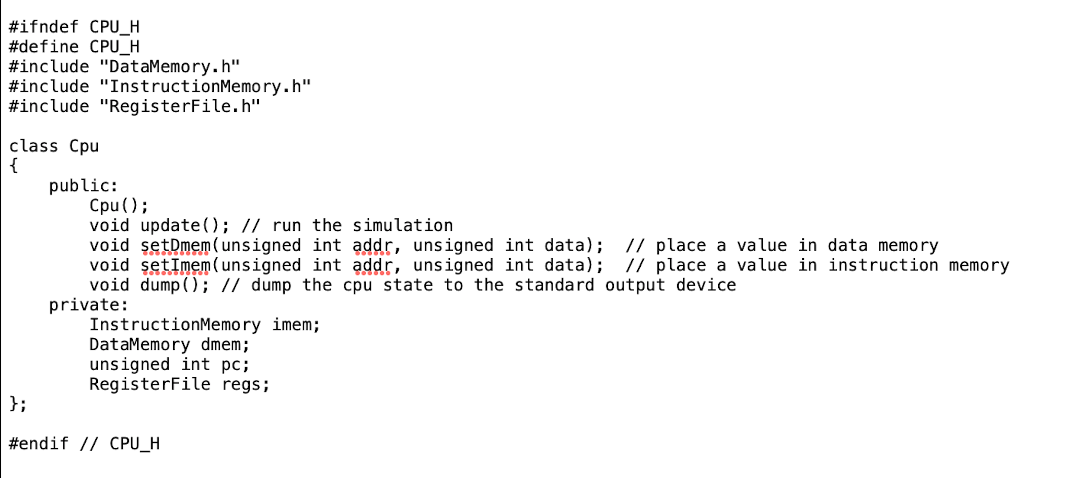 of value x but // the bits in the output will be