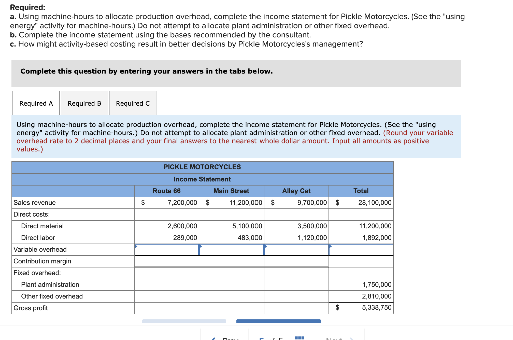 the bases recommended by the consultant. (Do not round intermediate calcula Input