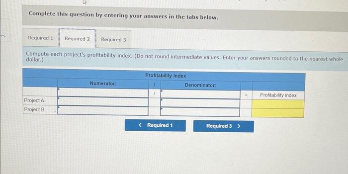 $260,000 initial investment. Project A is expected to generate net cash flows