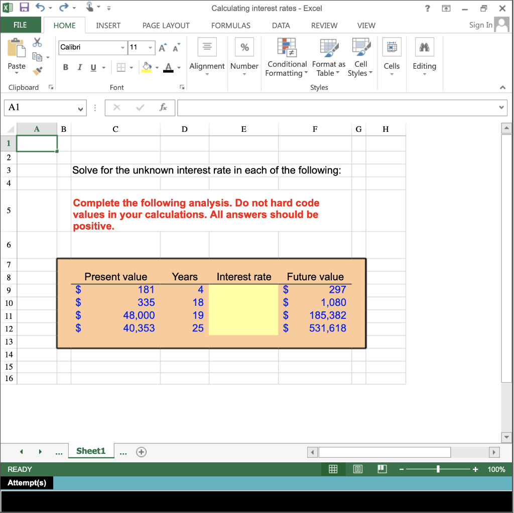 INSERT PAGE LAYOUT FORMULAS DATA REVIEW VIEW * Calibri - 11 -